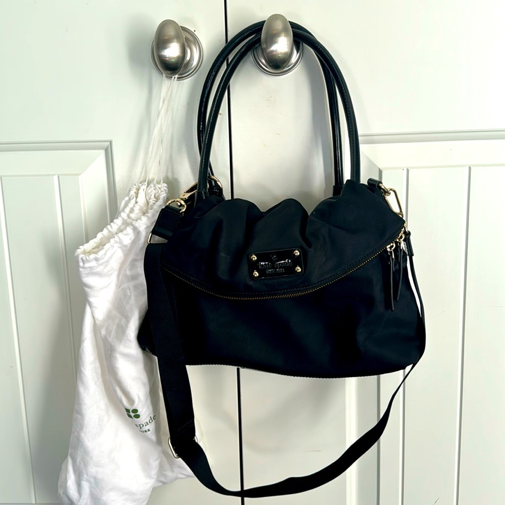 Kate Spade bag with detachable crossbody strap. Can hold so much!
